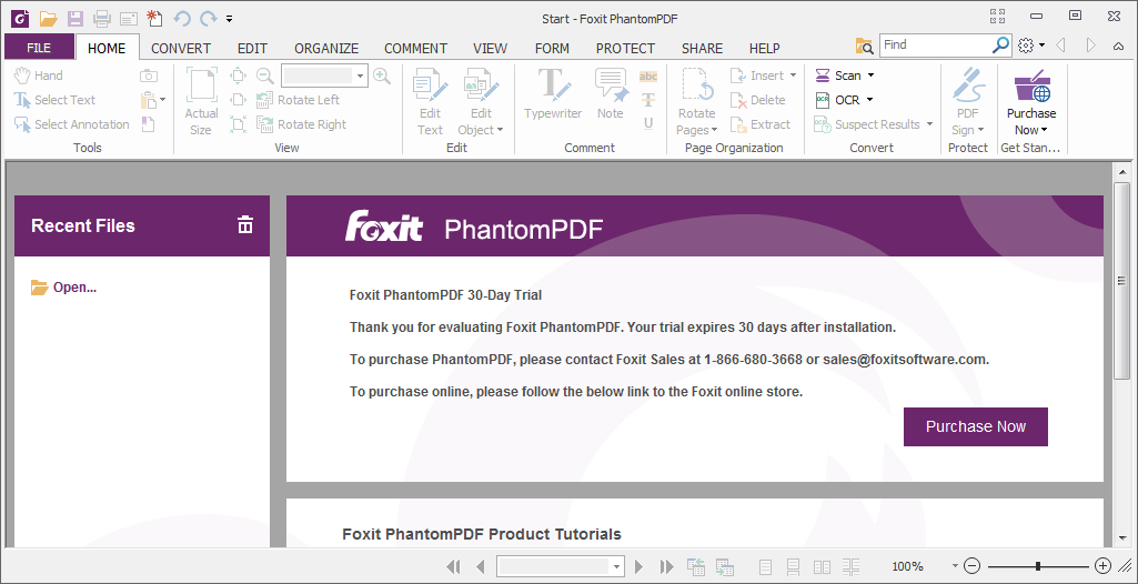 what is foxit phantompdf standard
